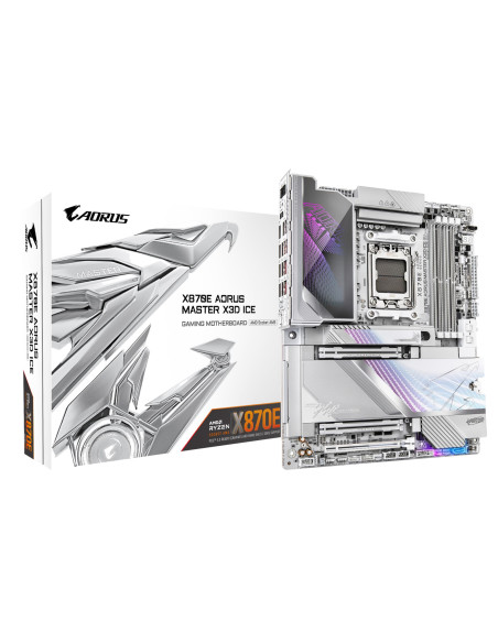 Mainboard, GIGABYTE, AMD X870E, Socket AM5, ATX, RAM DDR5-SDRAM, 4xSlots, Wi-Fi Yes, Bluetooth Yes, 5xNumber of M.2 (M) slots, 