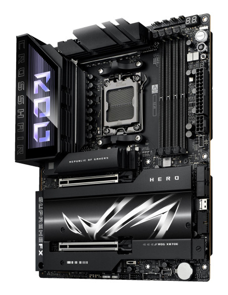 Mainboard, ASUS, AMD X870E, SAM5, ATX, Memory DDR5, Memory slots 4, 2xPCI-Express 4.0 16x, 2xPCI-Express 5.0 16x, 4xM.2, 1xHDMI