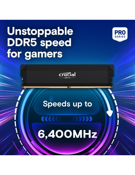 MEMORY DIMM 64GB DDR5-6400 K2/PRO OC CP2K32G64C40U5B CRUCIAL