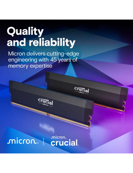 MEMORY DIMM 64GB DDR5-6400 K2/PRO OC CP2K32G64C40U5B CRUCIAL