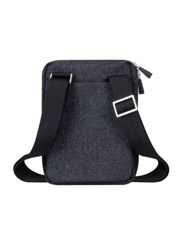 TABLET CASE CROSSBODY 8"/8810 BLACK MELANGE RIVACASE