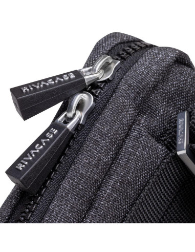TABLET CASE CROSSBODY 8"/8810 BLACK MELANGE RIVACASE
