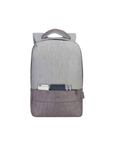 NB CASE ANTI-THEFT 15.6"/7562 GREY/MOCHA RIVACASE