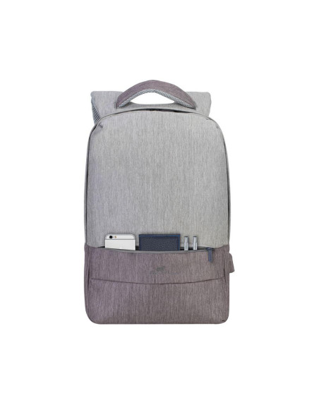 NB CASE ANTI-THEFT 15.6"/7562 GREY/MOCHA RIVACASE