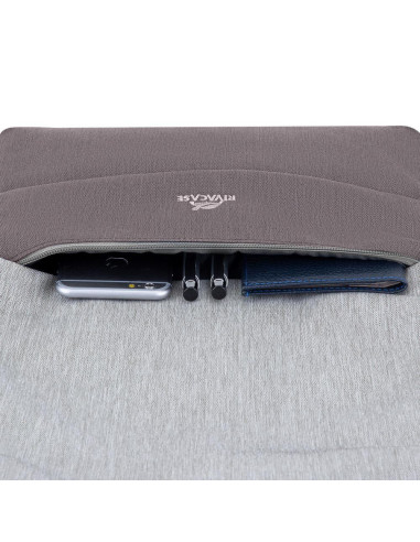 NB CASE ANTI-THEFT 15.6"/7562 GREY/MOCHA RIVACASE
