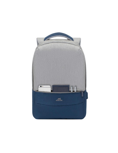 NB CASE ANTI-THEFT 15.6"/7562 GREY/DARK BLUE RIVACASE