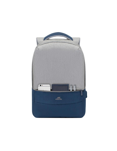 NB CASE ANTI-THEFT 15.6"/7562 GREY/DARK BLUE RIVACASE