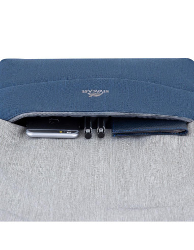 NB CASE ANTI-THEFT 15.6"/7562 GREY/DARK BLUE RIVACASE