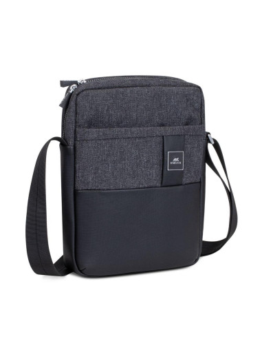 TABLET CASE CROSSBODY 11"/8811 BLACK MELANGE RIVACASE
