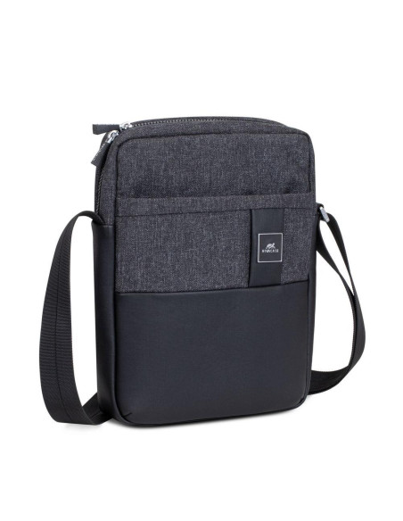 TABLET CASE CROSSBODY 11"/8811 BLACK MELANGE RIVACASE