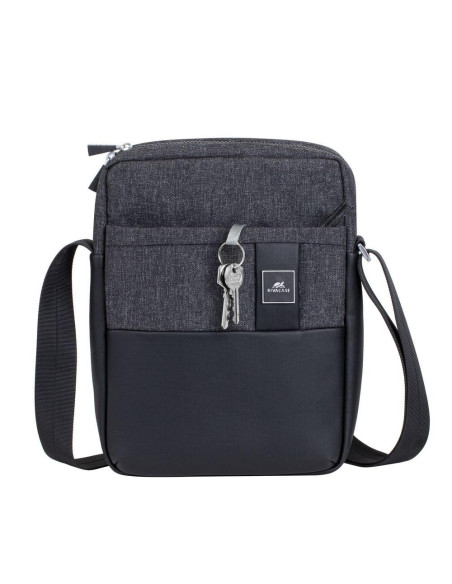 TABLET CASE CROSSBODY 11"/8811 BLACK MELANGE RIVACASE