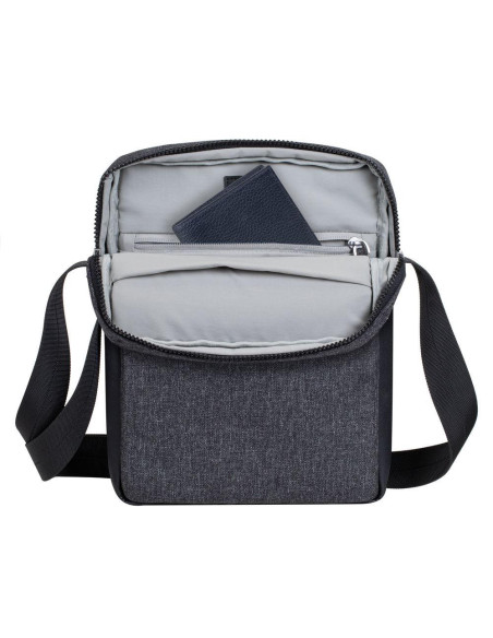 TABLET CASE CROSSBODY 11"/8811 BLACK MELANGE RIVACASE
