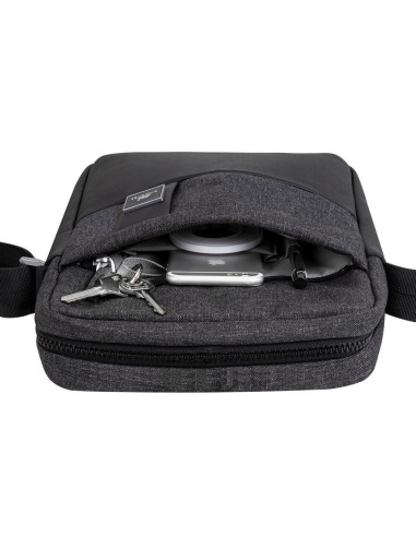 TABLET CASE CROSSBODY 11"/8811 BLACK MELANGE RIVACASE