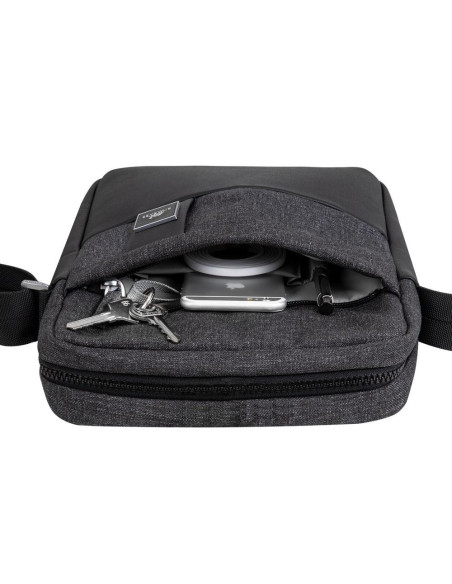 TABLET CASE CROSSBODY 11"/8811 BLACK MELANGE RIVACASE