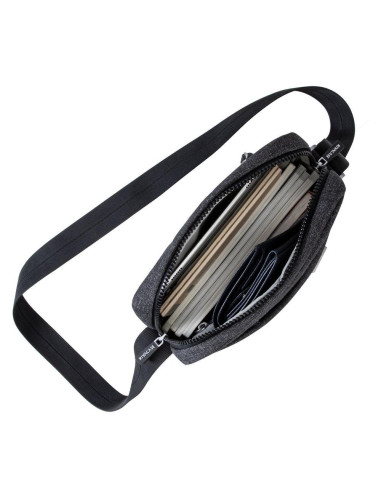 TABLET CASE CROSSBODY 11"/8811 BLACK MELANGE RIVACASE