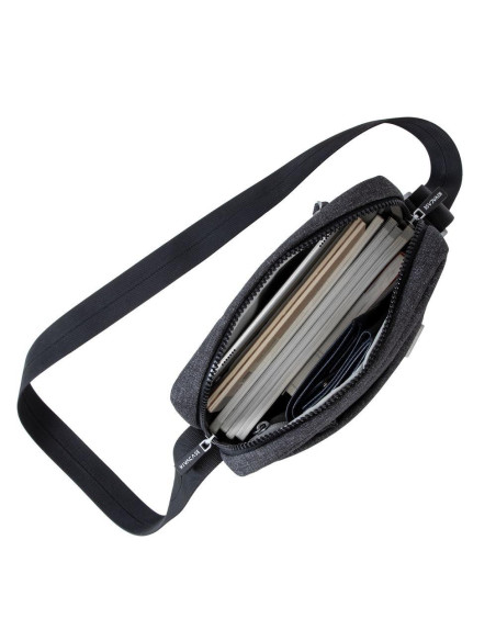 TABLET CASE CROSSBODY 11"/8811 BLACK MELANGE RIVACASE