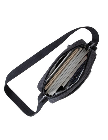 TABLET CASE CROSSBODY 11"/8811 BLACK MELANGE RIVACASE