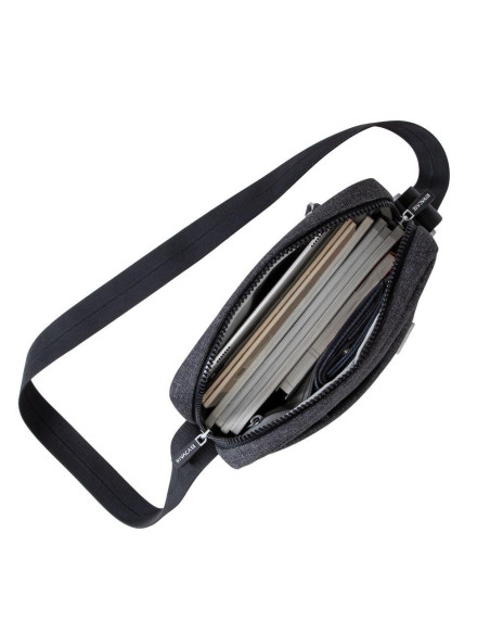 TABLET CASE CROSSBODY 11"/8811 BLACK MELANGE RIVACASE