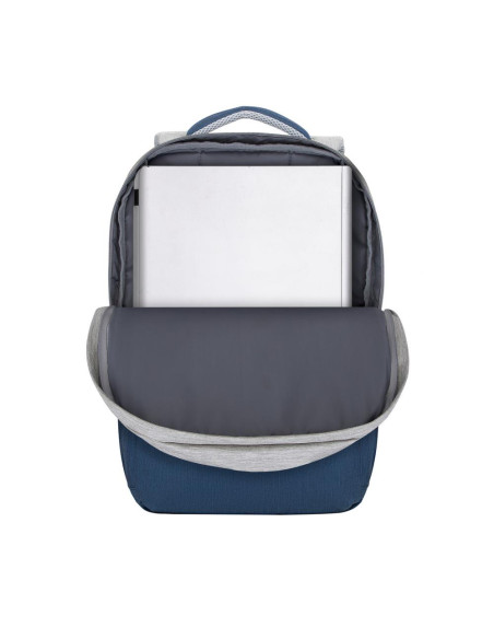 NB BACKPACK ANTI-THEFT 17.3"/7567 GREY/DARK BLUE RIVACASE