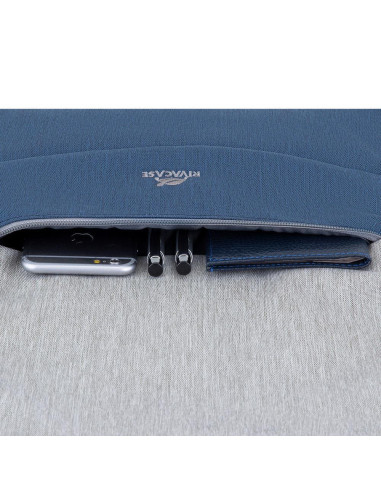 NB BACKPACK ANTI-THEFT 17.3"/7567 GREY/DARK BLUE RIVACASE