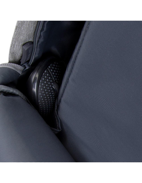 NB BACKPACK ANTI-THEFT 17.3"/7567 GREY/DARK BLUE RIVACASE