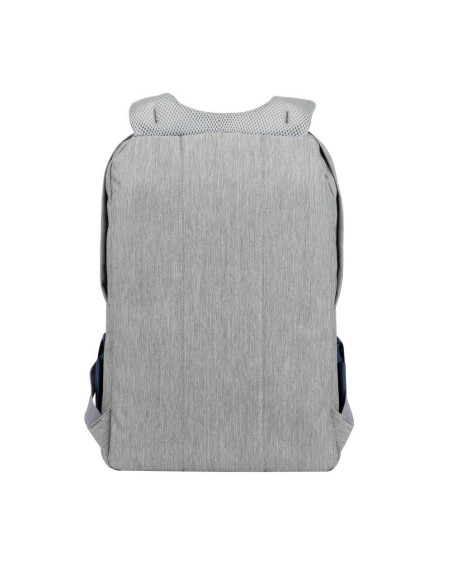 NB BACKPACK ANTI-THEFT 17.3"/7567 GREY/DARK BLUE RIVACASE