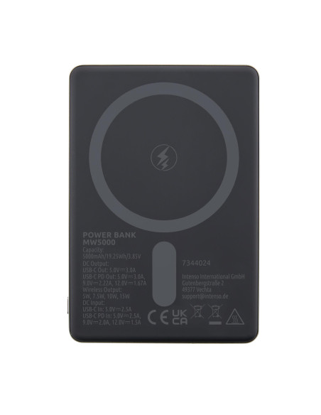 POWER BANK USB 5000MAH MAG/GREY 7344024 INTENSO