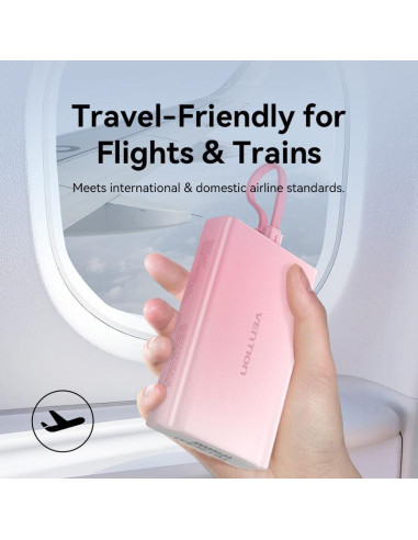 POWER BANK USB 10000MAH 22.5W/YELLOW FHZY0 VENTION