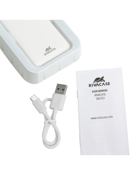 POWER BANK USB 20000MAH/VA2572 WHITE RIVACASE