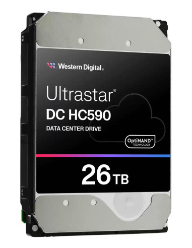 HDD, WESTERN DIGITAL ULTRASTAR, Ultrastar DC HC590, WUH722626ALE6L4 0F65672, 26TB, SATA 3.0, 512 MB, 7200 rpm, 3,5", 0F65672