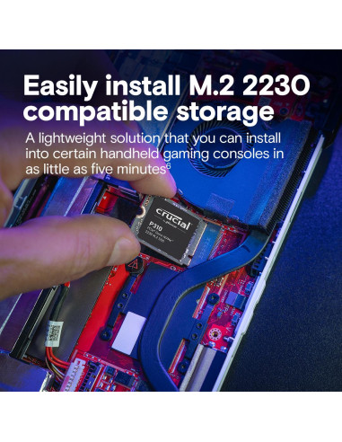 SSD, CRUCIAL, 440xTBW rating, Read speed 7100 MB/s, Write speed 6000 MB/s, NVMe Yes, PCI Express 4.0, M.2, 2000 GB, P310, CT200