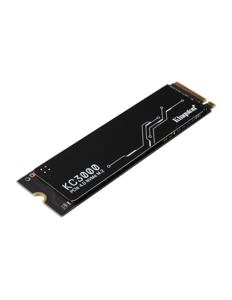 SSD, KINGSTON, KC3000, 1TB, M.2, NVMe, 3D TLC, Write speed 6000 MBytes/sec, Read speed 7000 MBytes/sec, TBW 800 TB, MTBF 180000