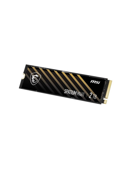 SSD, MSI, SPATIUM M461, 2TB, M.2, PCIE, NVMe, 3D NAND, Write speed 4200 MBytes/sec, Read speed 5000 MBytes/sec, 2.15mm, TBW 450