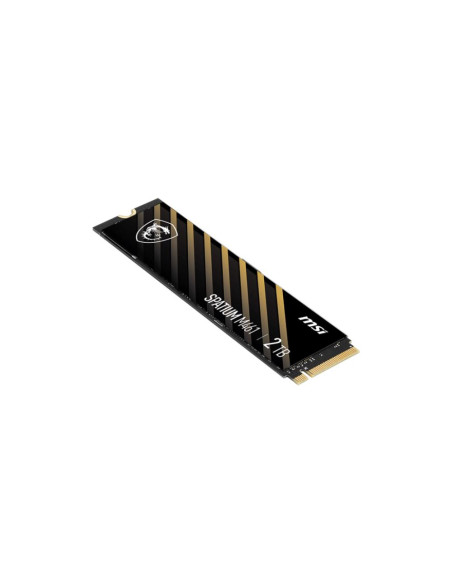 SSD, MSI, SPATIUM M461, 2TB, M.2, PCIE, NVMe, 3D NAND, Write speed 4200 MBytes/sec, Read speed 5000 MBytes/sec, 2.15mm, TBW 450