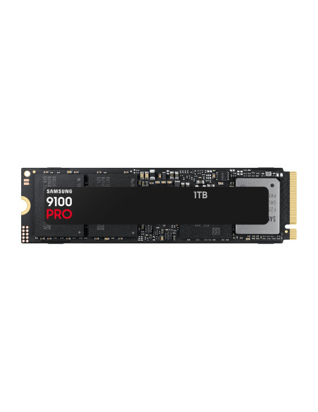 SSD, SAMSUNG, 9100 PRO, 1TB, M.2, PCIe Gen5, NVMe, TLC, Write speed 13300 MBytes/sec, Read speed 14700 MBytes/sec, 2.38mm, TBW 