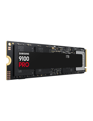 SSD, SAMSUNG, 9100 PRO, 1TB, M.2, PCIe Gen5, NVMe, TLC, Write speed 13300 MBytes/sec, Read speed 14700 MBytes/sec, 2.38mm, TBW 