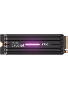 SSD, CRUCIAL, T710, 2TB, M.2, PCIe Gen5, NVMe, Write speed 13800 MBytes/sec, Read speed 14500 MBytes/sec, TBW 1200 TB, CT2000T7