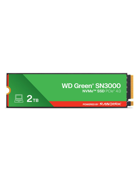 SSD, SANDISK, Read speed 5000 MB/s, Write speed 4200 MB/s, NVMe Yes, PCI Express 4.0, M.2, 2048 GB, POWERED BY SANDISK, Green, 