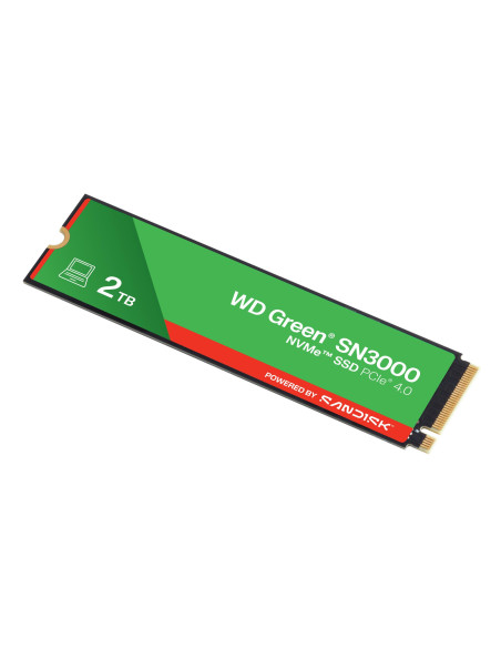 SSD, SANDISK, Read speed 5000 MB/s, Write speed 4200 MB/s, NVMe Yes, PCI Express 4.0, M.2, 2048 GB, POWERED BY SANDISK, Green, 