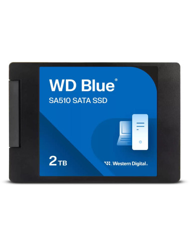 SSD, SANDISK, Blue SA510, POWERED BY SANDISK, 2000 GB, Serial ATA III, Write speed 520 MB/s, Read speed 560 MB/s, 2.5", WDS200T