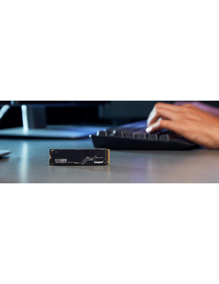 SSD, KINGSTON, KC3000, 2TB, M.2, NVMe, 3D TLC, Write speed 7000 MBytes/sec, Read speed 7000 MBytes/sec, MTBF 1800000 hours, SKC
