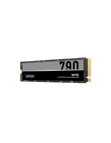 SSD, LEXAR, NM790, 4TB, M.2, PCIe Gen4, NVMe, Write speed 6500 MBytes/sec, Read speed 7400 MBytes/sec, 2.45mm, TBW 3000 TB, MTB