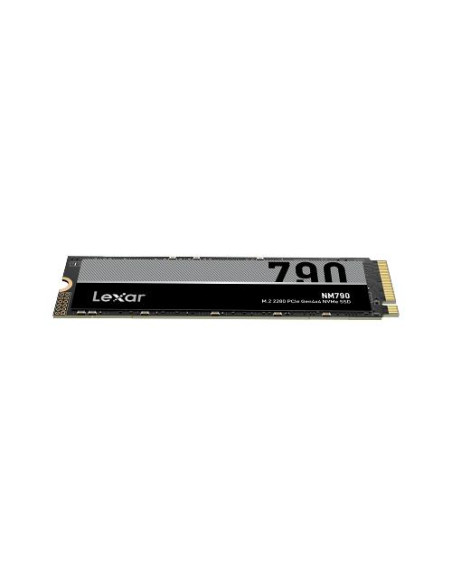 SSD, LEXAR, NM790, 4TB, M.2, PCIe Gen4, NVMe, Write speed 6500 MBytes/sec, Read speed 7400 MBytes/sec, 2.45mm, TBW 3000 TB, MTB
