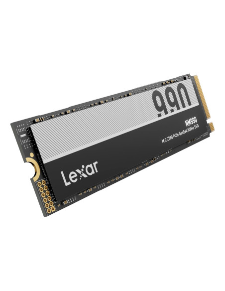SSD, LEXAR, NM990, 4TB, M.2, NVMe, Write speed 11000 MBytes/sec, Read speed 14000 MBytes/sec, 2.45mm, TBW 750 TB, MTBF 1500000 