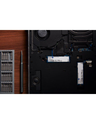 SSD, KINGSTON, NV3, 4TB, M.2, PCIE, 3D NAND, Write speed 5000 MBytes/sec, Read speed 6000 MBytes/sec, MTBF 200000 hours, SNV3S/
