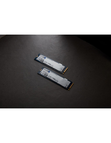 SSD, KINGSTON, NV3, 4TB, M.2, PCIE, 3D NAND, Write speed 5000 MBytes/sec, Read speed 6000 MBytes/sec, MTBF 200000 hours, SNV3S/