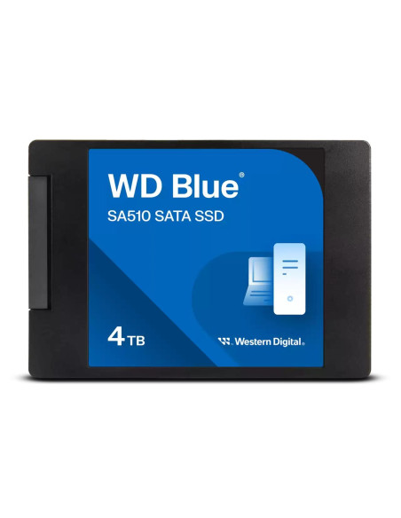 SSD, SANDISK, Blue SA510, POWERED BY SANDISK, 4000 GB, Serial ATA, Write speed 520 MB/s, Read speed 560 MB/s, 2.5", WDS400T3B0A