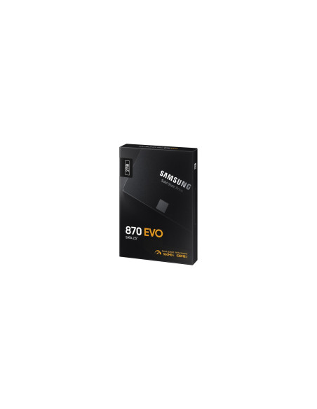 SSD, SAMSUNG, 870 EVO, 2TB, SATA, SATA 3.0, MLC, Write speed 530 MBytes/sec, Read speed 560 MBytes/sec, 2,5", TBW 1200 TB, MTBF