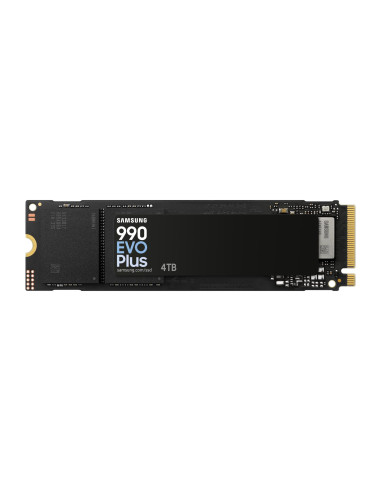 SSD, SAMSUNG, 990 EVO Plus, 4TB, M.2, PCIe Gen5, NVMe, TLC, Write speed 6300 MBytes/sec, Read speed 7250 MBytes/sec, 2.38mm, TB