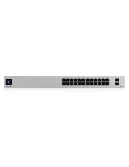 Switch, UBIQUITI, USW-Pro-24-PoE, Type L3, Desktop/pedestal, Rack, 24x10Base-T / 100Base-TX / 1000Base-T, 2xSFP+, PoE ports 24,
